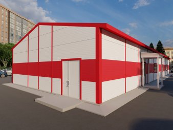 Магазин из сэндвич-панелей